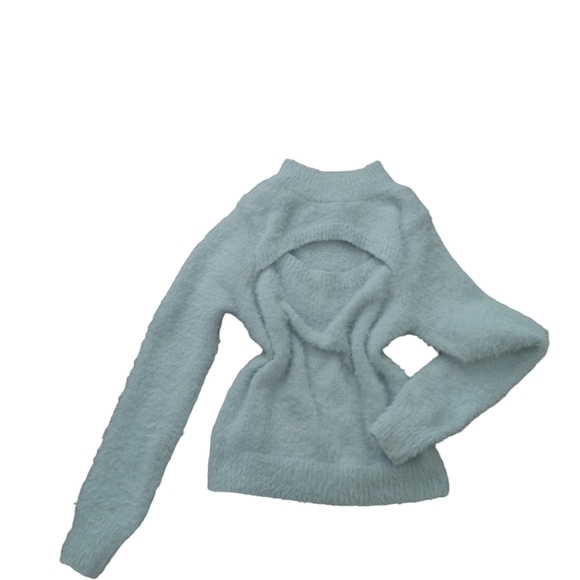 Sweet and Sinful Baby Blue Sweater Size XS - Picture 2 of 9